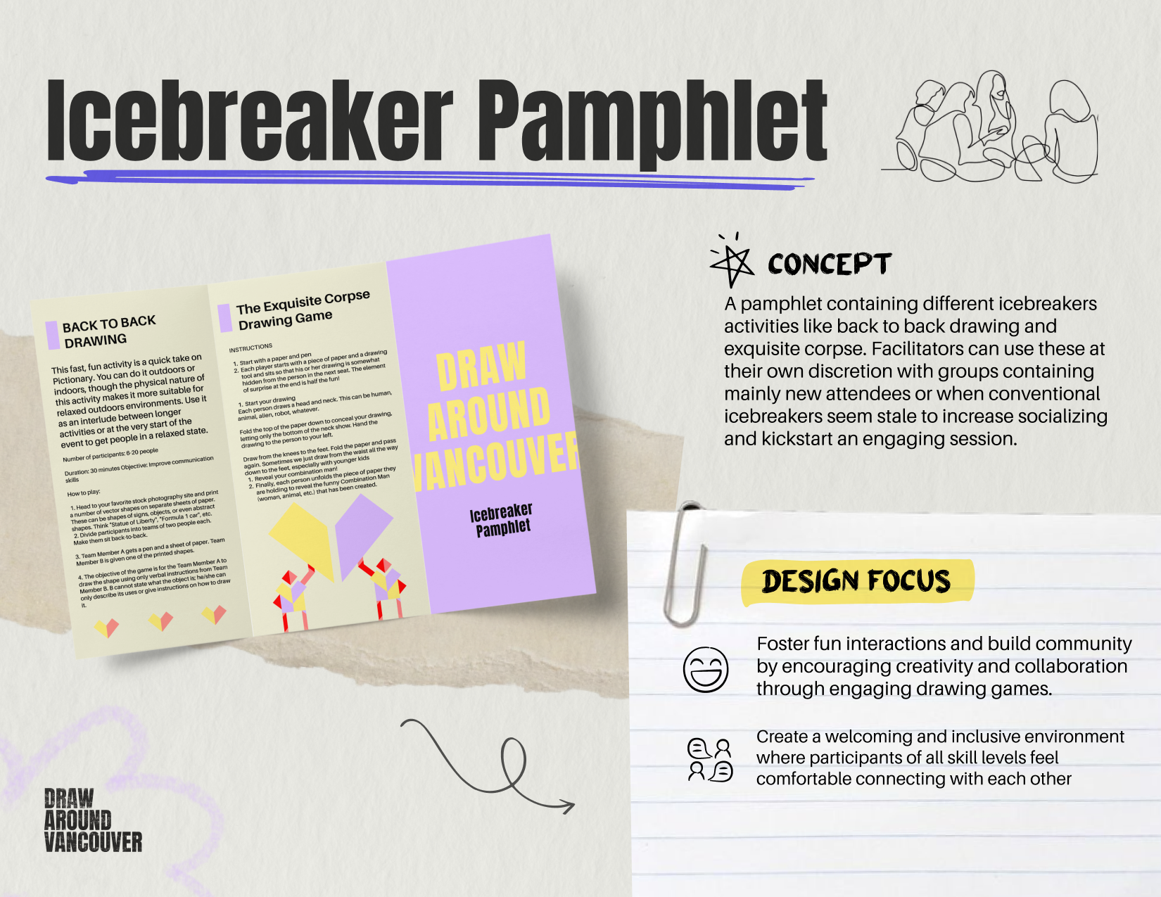 Icebreaker Pamphlet Concept Poster